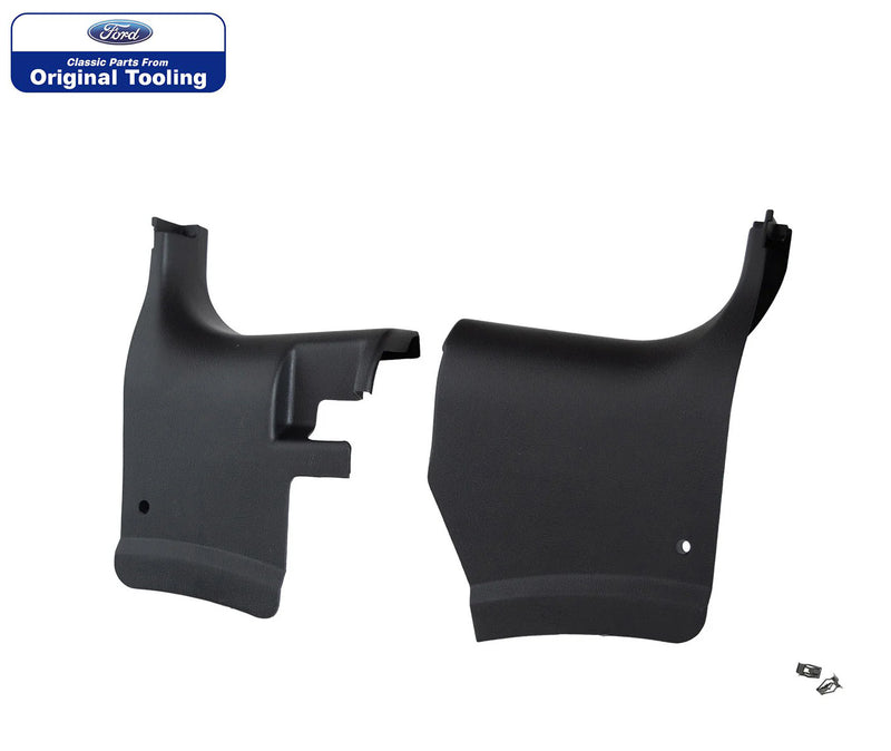 1994-2004 Ford Mustang Black Interior Lower Kick Panels LH & RH Pair