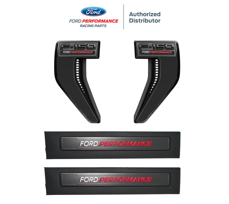 2021-2025 F-150 OEM Ford Performance Fender Vents & Door Sill Plates