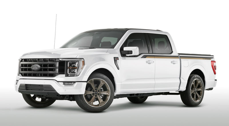 2021-2026 F-150 OEM M-1447-FPVENT Ford Performance Gloss Black Fender Vents Pair