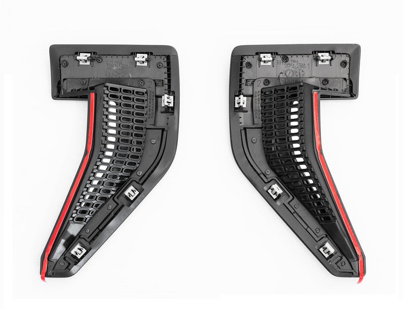 2021-2026 F-150 OEM M-1447-FPVENT Ford Performance Gloss Black Fender Vents Pair