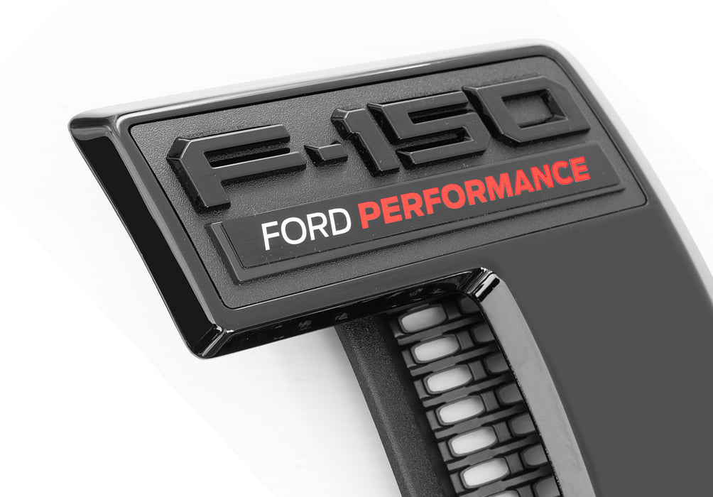 2021-2024 F-150 OEM M-1447-FPVENT Ford Performance Gloss Black Fender Vents Pair