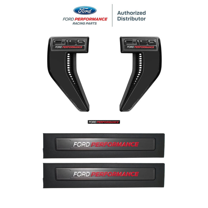 2021-2026 F-150 OEM Ford Performance Fender Vents Sill Plates & Emblem