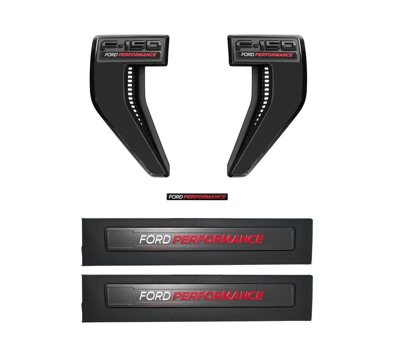 2021-2026 F-150 OEM Ford Performance Fender Vents Sill Plates & Emblem