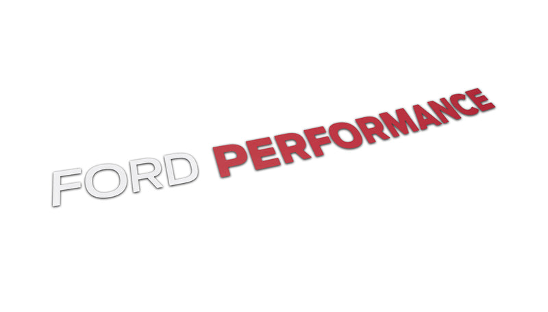 2021-2026 F-150 Ford Performance OEM Front Windshield Banner Decal White & Red