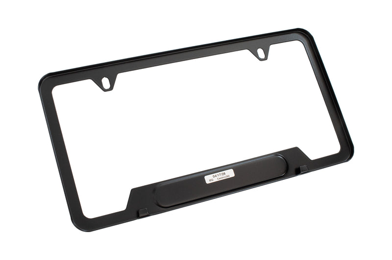 Ford Motorsport 80s Logo Black Stainless Steel License Plate Frame