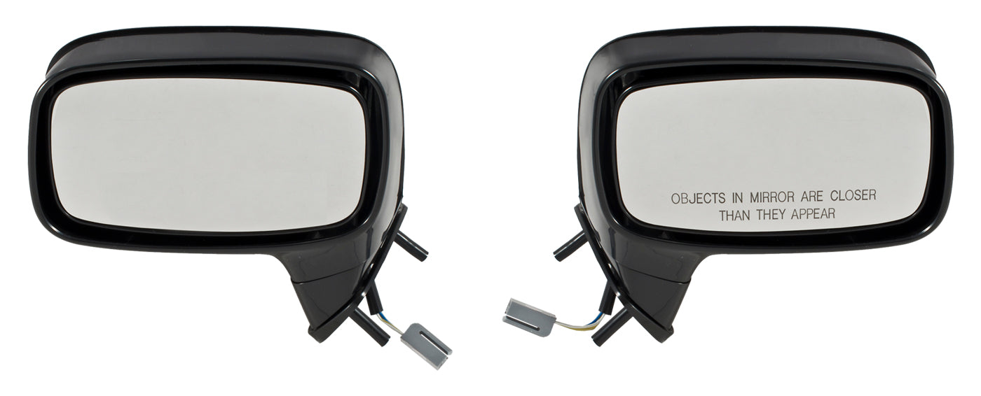 1987-1993 Mustang Convertible Power Outside Mirrors Driver & Passenger Side Pair