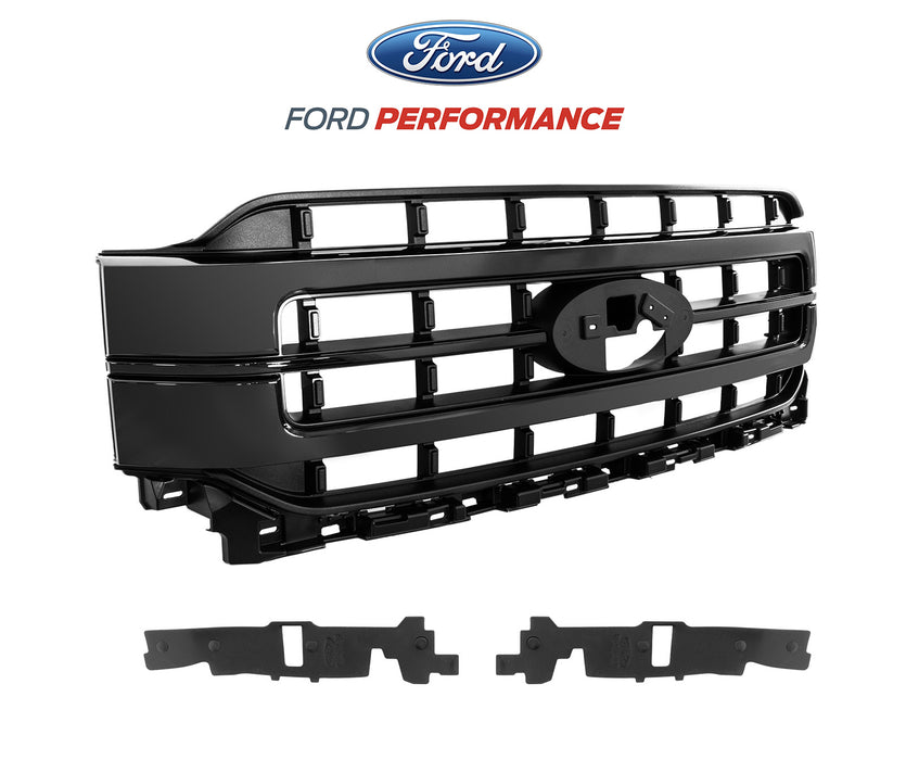 2021-2023 F-150 OEM Ford Performance M-8200-F15A Black Painted Front Grille