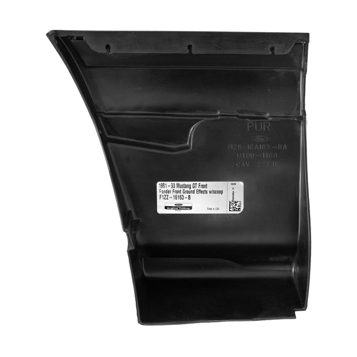 1991-1993 Mustang GT Front Fender Extension Scoop w/ Ground Effects LH Driver Side