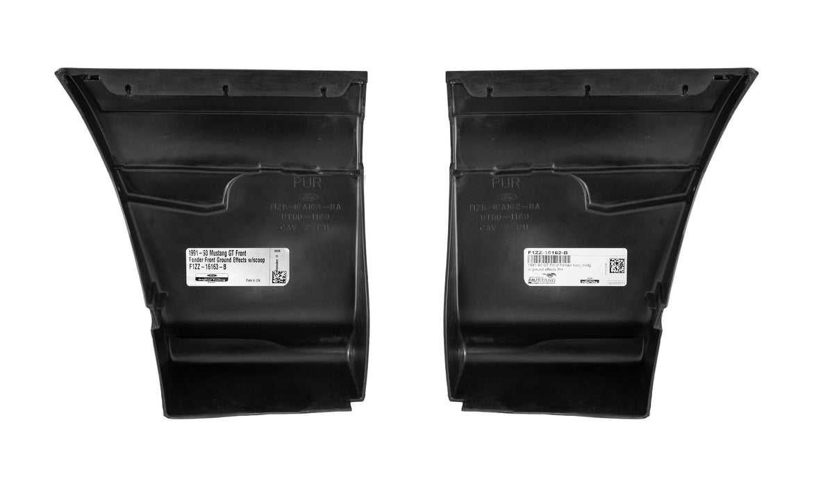 1991-1993 Ford Mustang GT Front Fender Extensions LH RH Pair