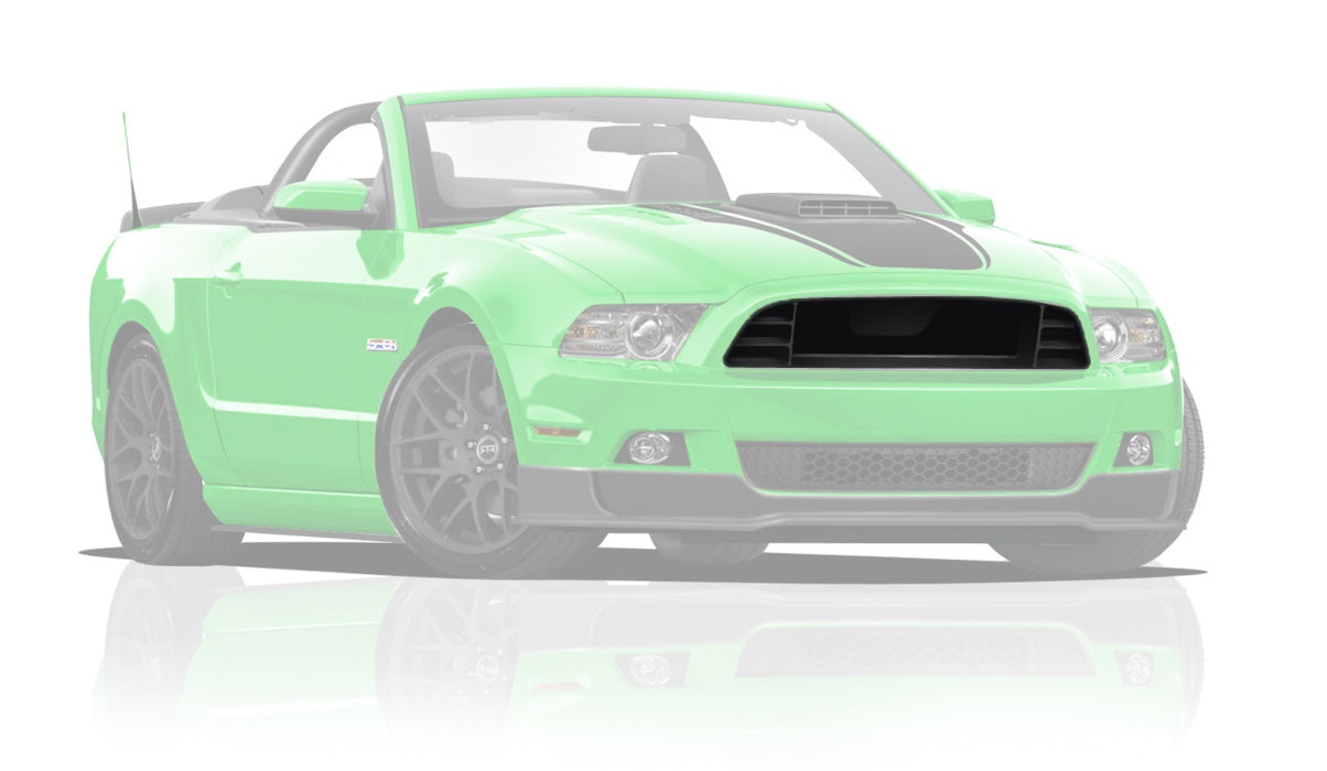 2013-2014 Ford Mustang GT V6 CDC GT500 Style Front Upper Grille