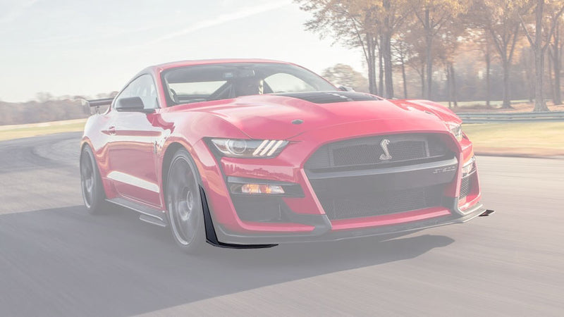 2020-2022 Mustang GT500 Handling Pack Splitter Wickers & Gurney Flap for Wicker Bill Spoiler