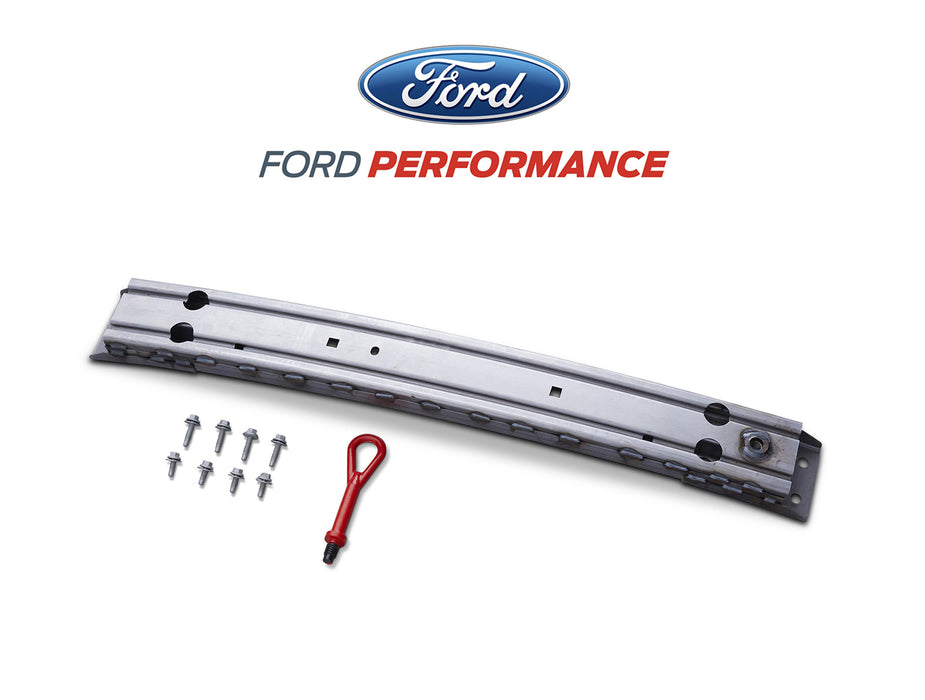 2024 Ford Mustang OEM M-17750-A Front Bumper Beam & Red Tow Hook Kit