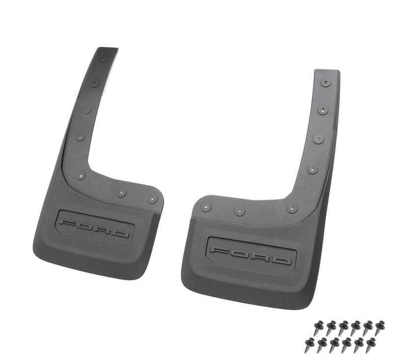 2024-2026 Ranger OEM R1WZ-16A550-BA Black Rear Mud Flaps Splash Guards Pair