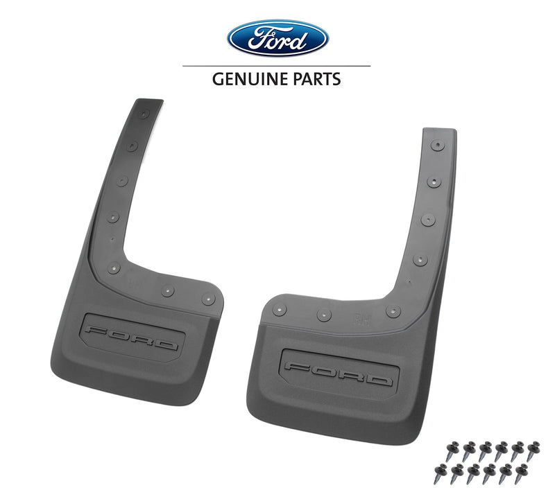 2024-2026 Ranger OEM R1WZ-16A550-BA Black Rear Mud Flaps Splash Guards Pair