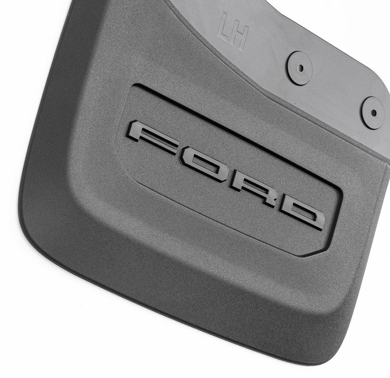 2024-2026 Ford Ranger OEM Black Front & Rear Mud Flaps Splash Guards - Set of 4