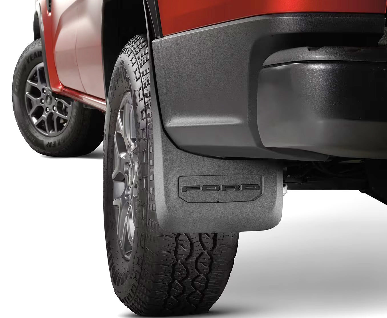 2024 Ford Ranger OEM R1WZ-16A550-BA Black Rear Mud Flaps Splash Guards ...