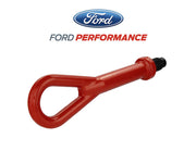 2024-2026 Mustang OEM M-17954-M Performance Pack Front Bumper Tow Hook Loop Red