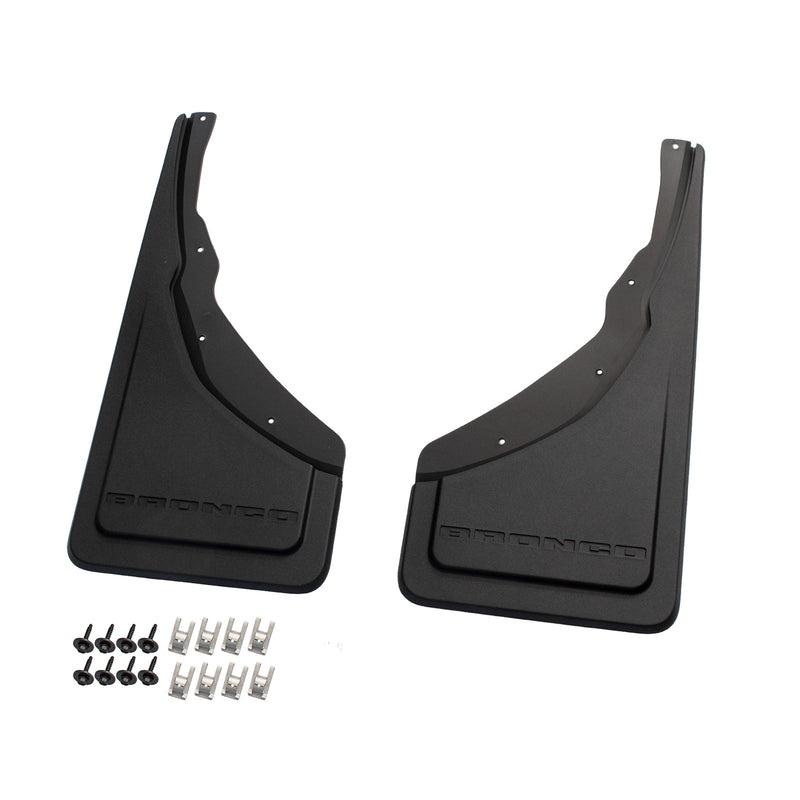 2025-2026 Bronco Sport Ford OEM S1PZ-16A550-BA Black Rear Mud Flap Splash Guards