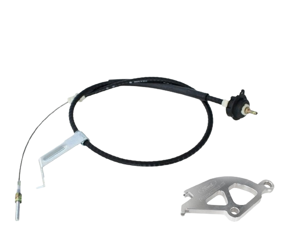 1982-1995 Mustang 5.0 V8 Ford Racing Adjustable Clutch Cable & Billet Quadrant