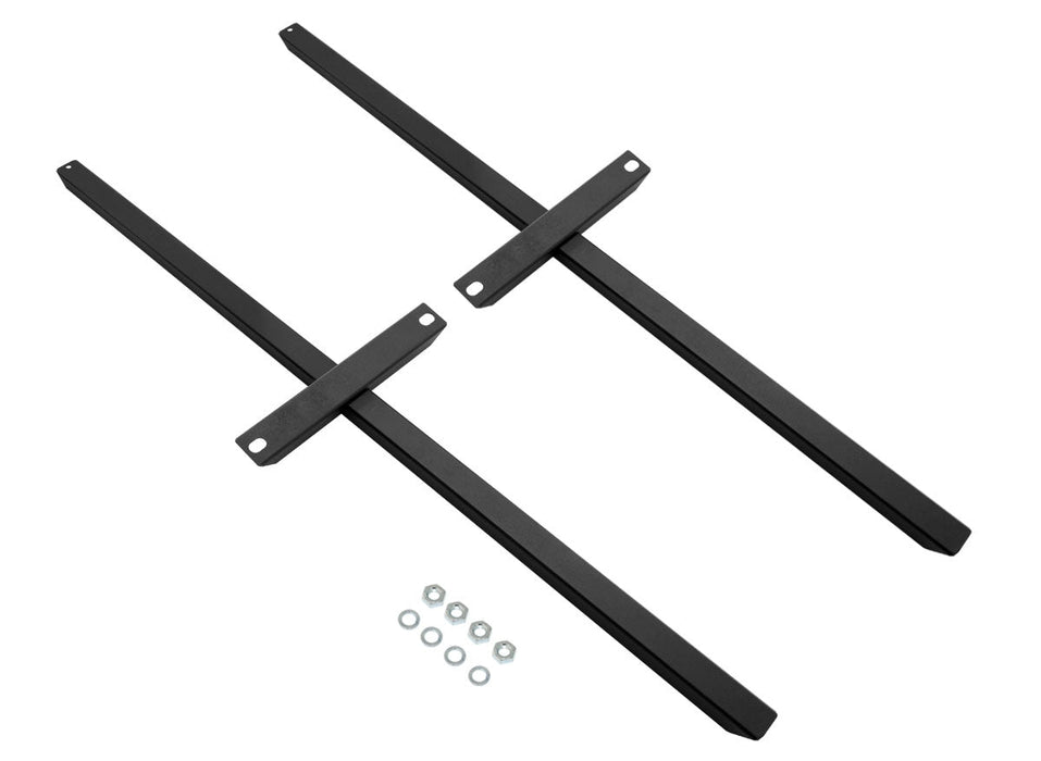 1979-2004 Ford Mustang BLACK 43" Steel 12 Gauge Subframe Sub Frames Connectors