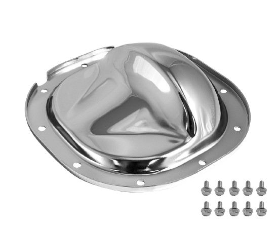 1986-2014 Mustang 8.8" Rear End Chrome Plated Differential Axle Cover w/ Bolts