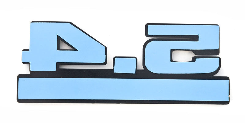 Ford Mustang Black 5.4 High Performance Fender Emblems Badges 5" x 1.75" - Pair