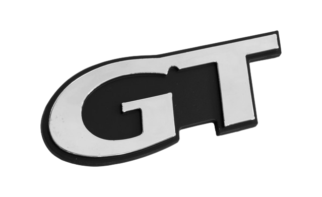 1999-2004 Mustang GT Chrome & Black Fender Side Trunk Emblem Badge
