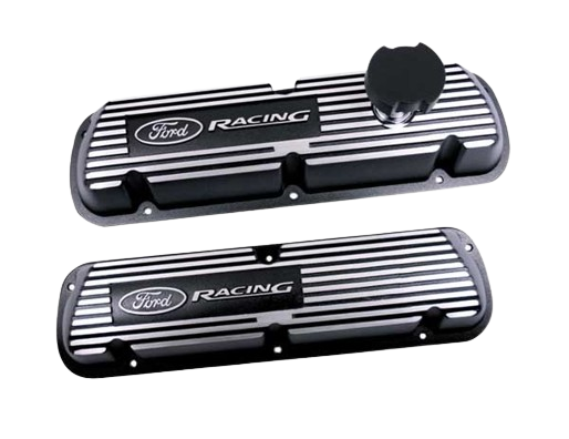 1986-1993 Mustang 5.0 V8 EFI Ford Racing M-6000-J302R Aluminum Valve Covers