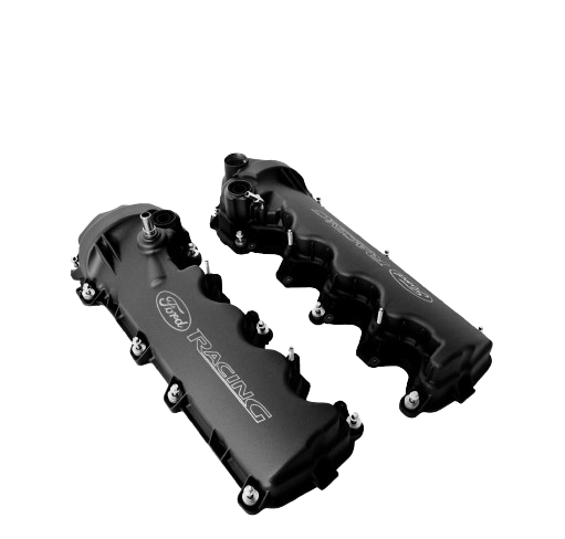 2005-2010 Ford Mustang GT 4.6 3V Black Ford Racing Cam Valve Covers Pair