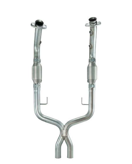 2005-2010 Mustang GT PYPES XFM26E X-Pipe w/ High Flow Cats Catalytic Converters