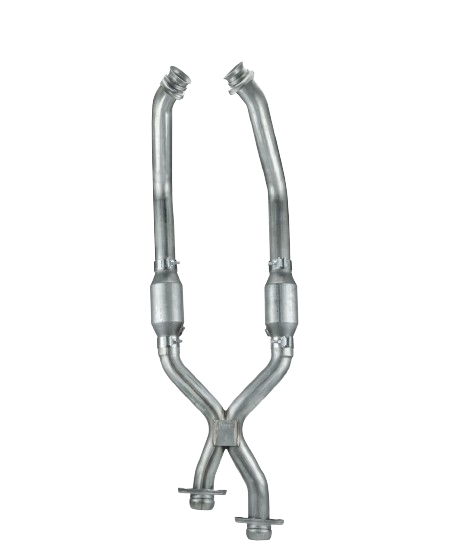 1986-1995 Mustang 5.0 LX GT XFM30E X-Pipe w/ High Flow Cats Catalytic Converters