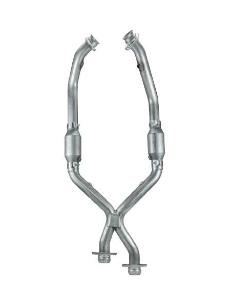1998-2004 Mustang V6 PYPES XFM39E X-Pipe w/ High Flow Cats Catalytic Converters