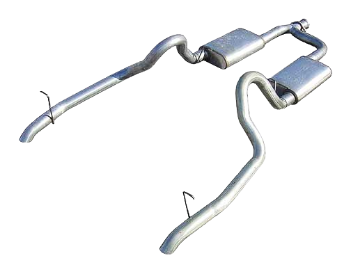1998-2004 Mustang V6 3.8 Pypes 2.5" Stainless Cat Back Dual Exhaust System Kit