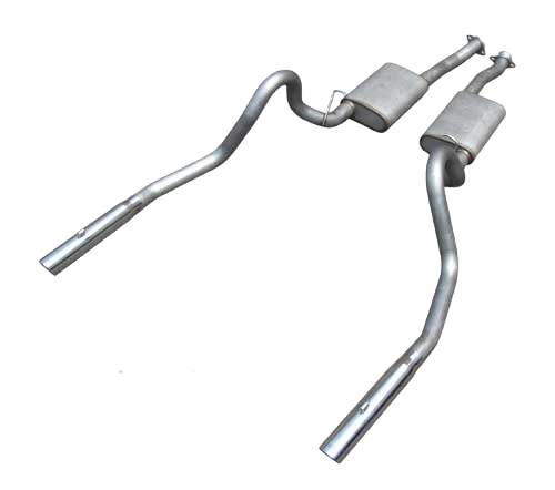 1986-1993 Pypes Mustang LX 5.0 Cat Back Exhaust System w/ Violator & Tips