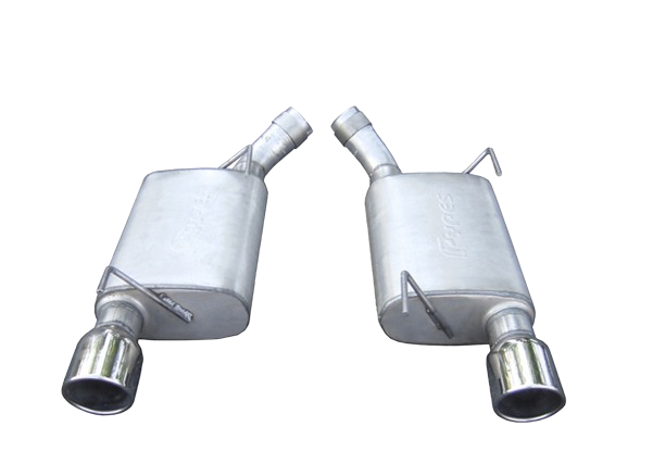 2005-2009 Mustang GT PYPES Axle Back Muffler Exhaust Kit w/ 4" Tips SFM60V