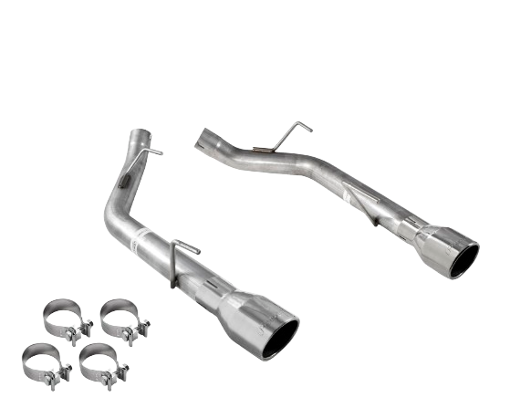 2005-2010 Mustang GT PYPES Muffler Delete Axle Back Kit Polished Stainless Steel