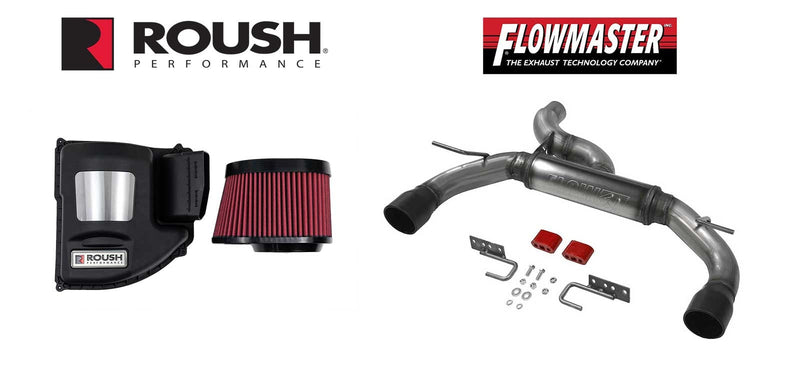 2021-2026 Bronco Flowmaster Flow FX Axle Back Exhaust & Roush Cold Air Intake
