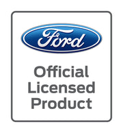 Ford Motorsport Early 80s Vintage Logo Garage Man Cave Wall Clock Chrome Trim w/ Blue Neon Light