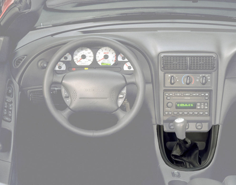 1994-1998 Mustang Black Shifter Bezel, Shift Boot & Bullitt Trim