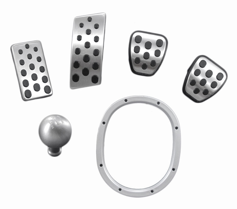 1994-2004 Mustang Mach 1 Aluminum Manual Pedals Shifter Ring 5 Speed Shift Knob