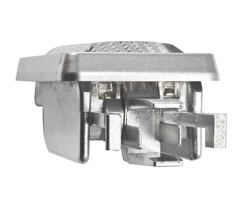 1986-1993 Ford Mustang Sunroof Interior Dome Light Lens Silver Housing w/ Bulb