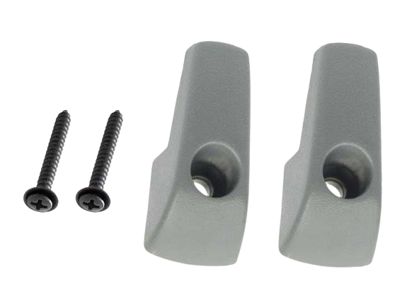 1979-2002 Ford Mustang & Cobra Interior Coat Hooks Hangers Smoke Gray w/ Screws