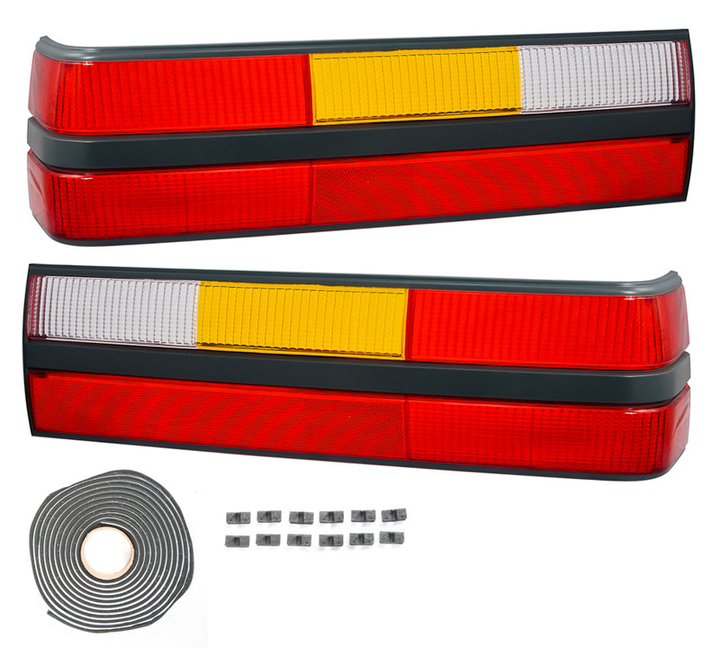 1983-1984 Ford Mustang OEM Stock Tail Light Taillights Lenses Pair LH & RH