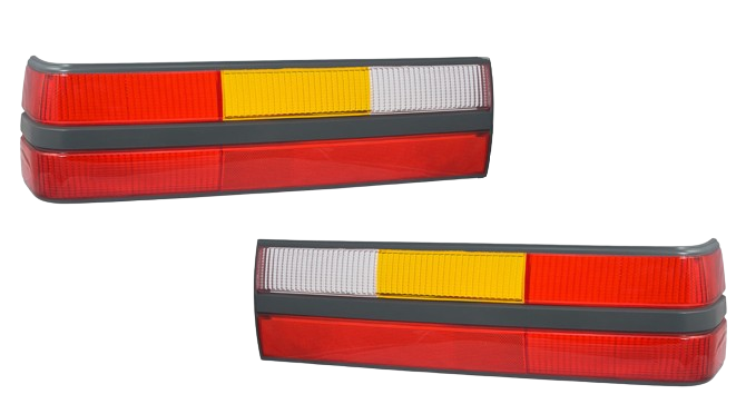 1985-1986 Ford Mustang LX GT Rear Tail Lights Taillights Lenses Pair LH & RH