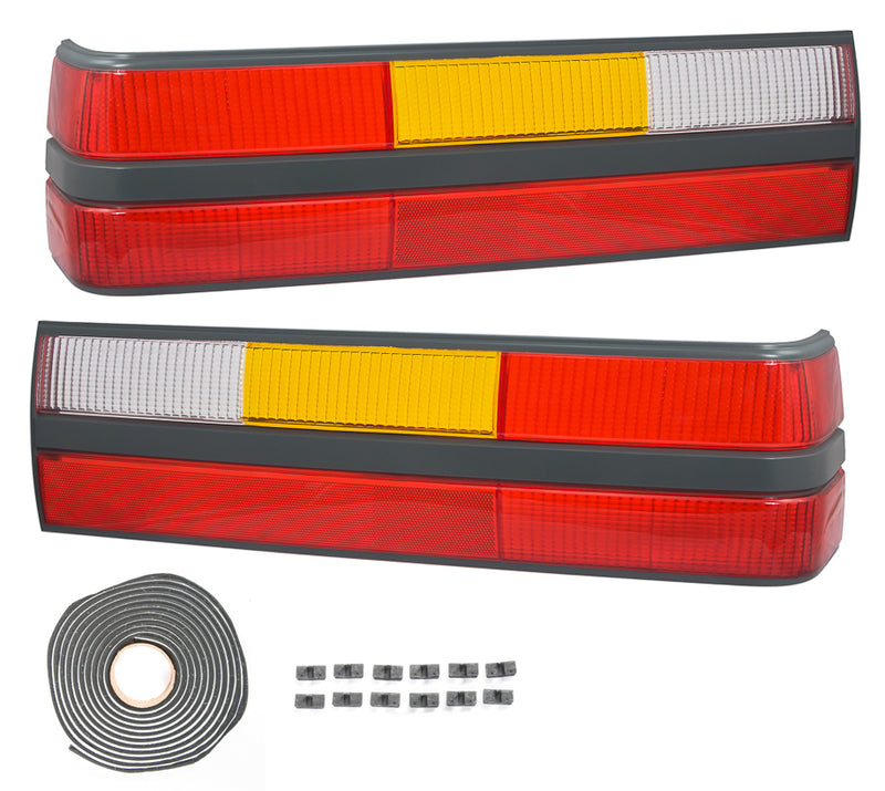 1985-1986 Ford Mustang OEM Stock Tail Light Taillights Pair LH & RH w/ Hardware