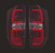 2014-16 Toyota Tundra Rear Brake Reverse Red Smoked Taillights w Brake LED Bulbs