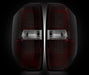 2014-16 Toyota Tundra Rear Brake Reverse Red Smoked Taillights w Brake LED Bulbs