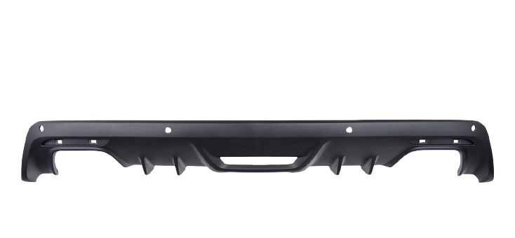 2015-2017 Ford Mustang w/ Backup Sensor Roush 421919 Rear Fascia Valance Black
