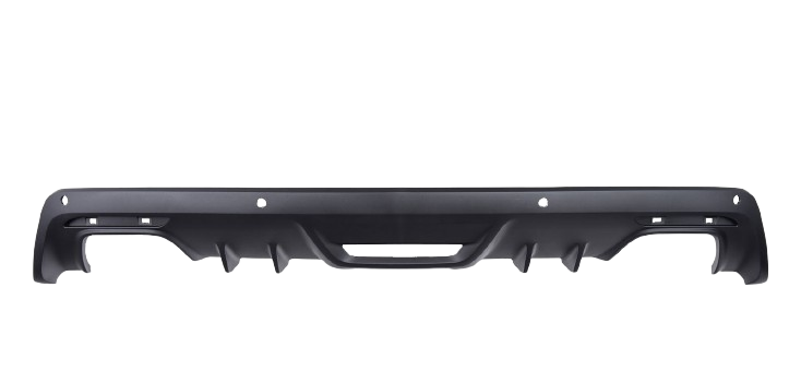 2015-2017 Ford Mustang w/ Backup Sensor Roush 421919 Rear Fascia Valance Black