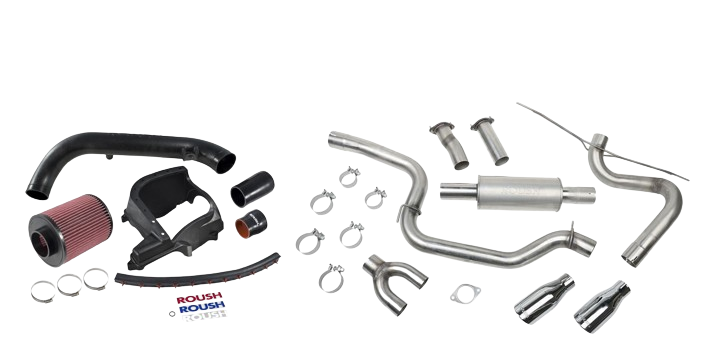 2013-2018 Ford Focus ST Roush Cat Back Exhaust & Cold Air Engine Intake Kit